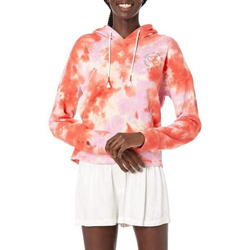 Pj Salvage Womens Daydream Tie Dye Hoodie Size X-Large - Red